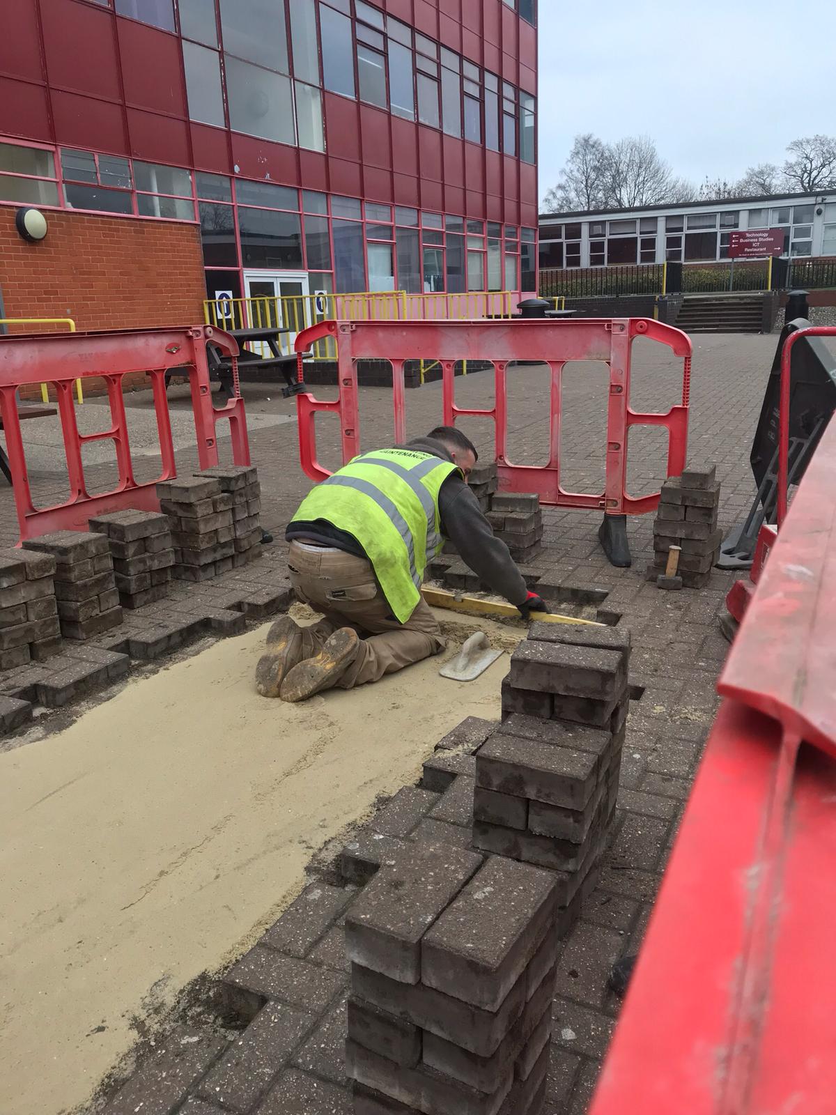 commercial block paving